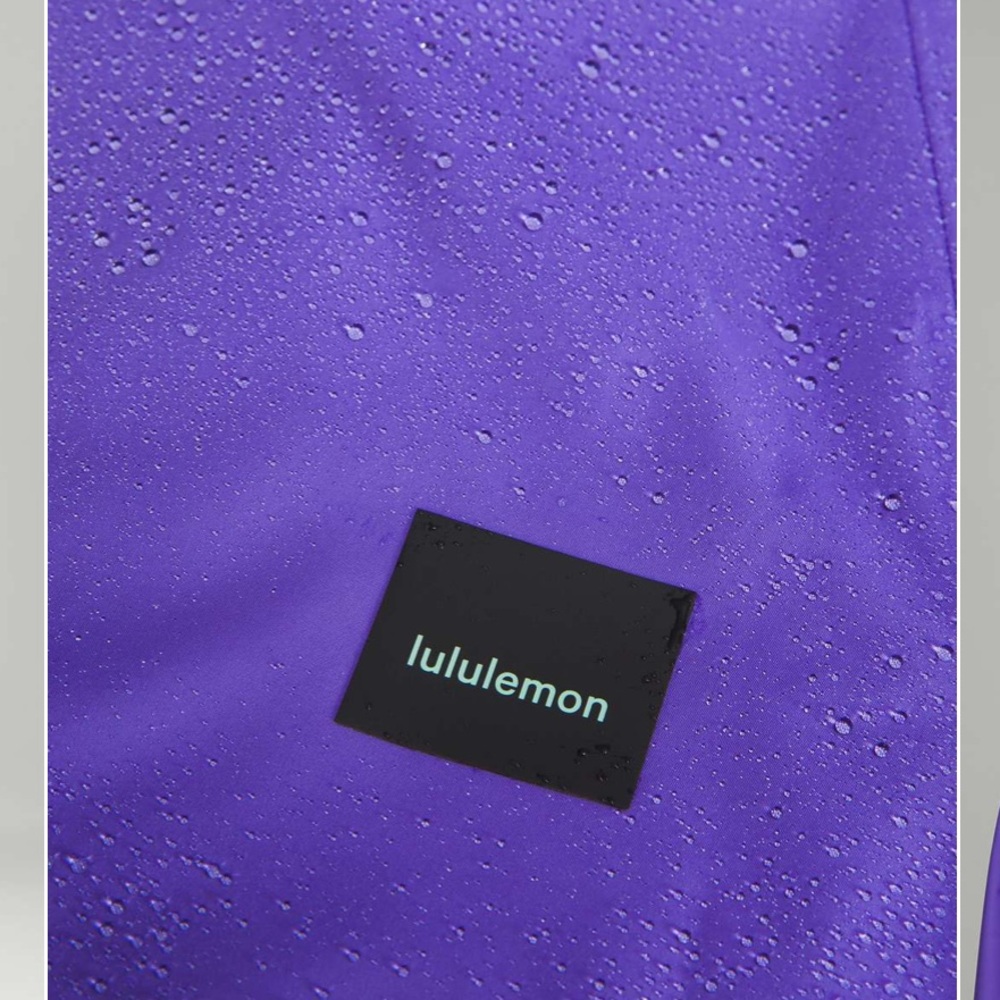 Lululemon Waterproof Hiking Half-Zip Pullover Light Electric Indigo - Picture 4 of 12